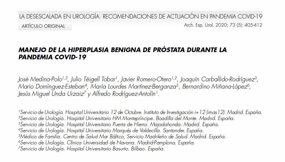 covid-19-hiperplasia-benigna-próstata